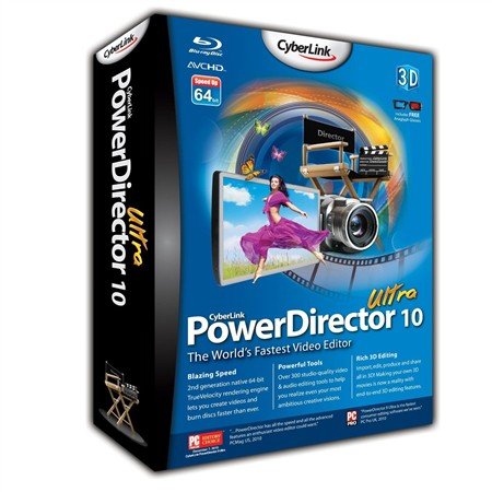 CyberLink PowerDirector 10 Ultra Build 1424 + Обновления.