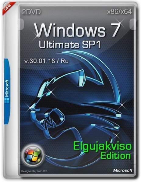 Windows 7 Ultimate SP1 (X86/X64) Elgujakviso Edition (V.30.01.18.