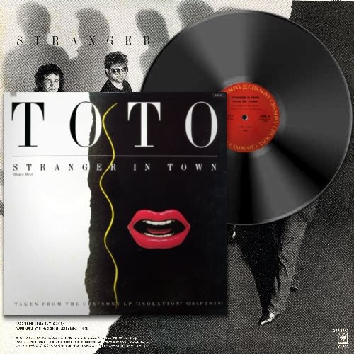 Toto - Stranger In Town (Dance Mix) (1984) 12", 45 RPM, Single.