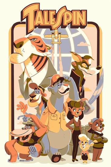 Чудеса На Виражах / TaleSpin (1990 – 1991) DVDRip (1 Сезон, Серии.